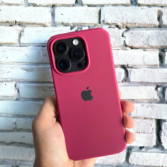 Plum Liquid Silicon iPhone Back Covers (No. #27)