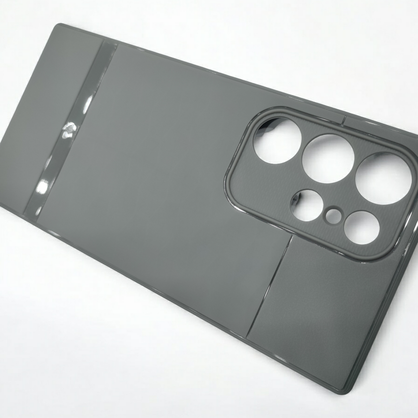 CSLOGY Platinum Gray Back Cover for Samsung S24 Ultra (DS-ST)