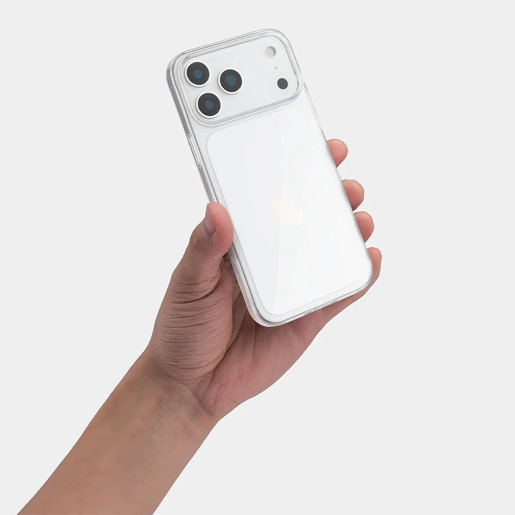 SPGN Anti Yellow PC Back Cover | Crystal Clear | Shockproof Case | iPhone 17 Pro Max | 17 Pro | 17 Air | 17