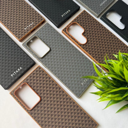 Diamond Pattern Back Cover | Smooth Finish | Black, Brown & Grey Color | iPhone, Samsung, Google Pixel, Infinix, Tecno, MI, Oppo & Vivo