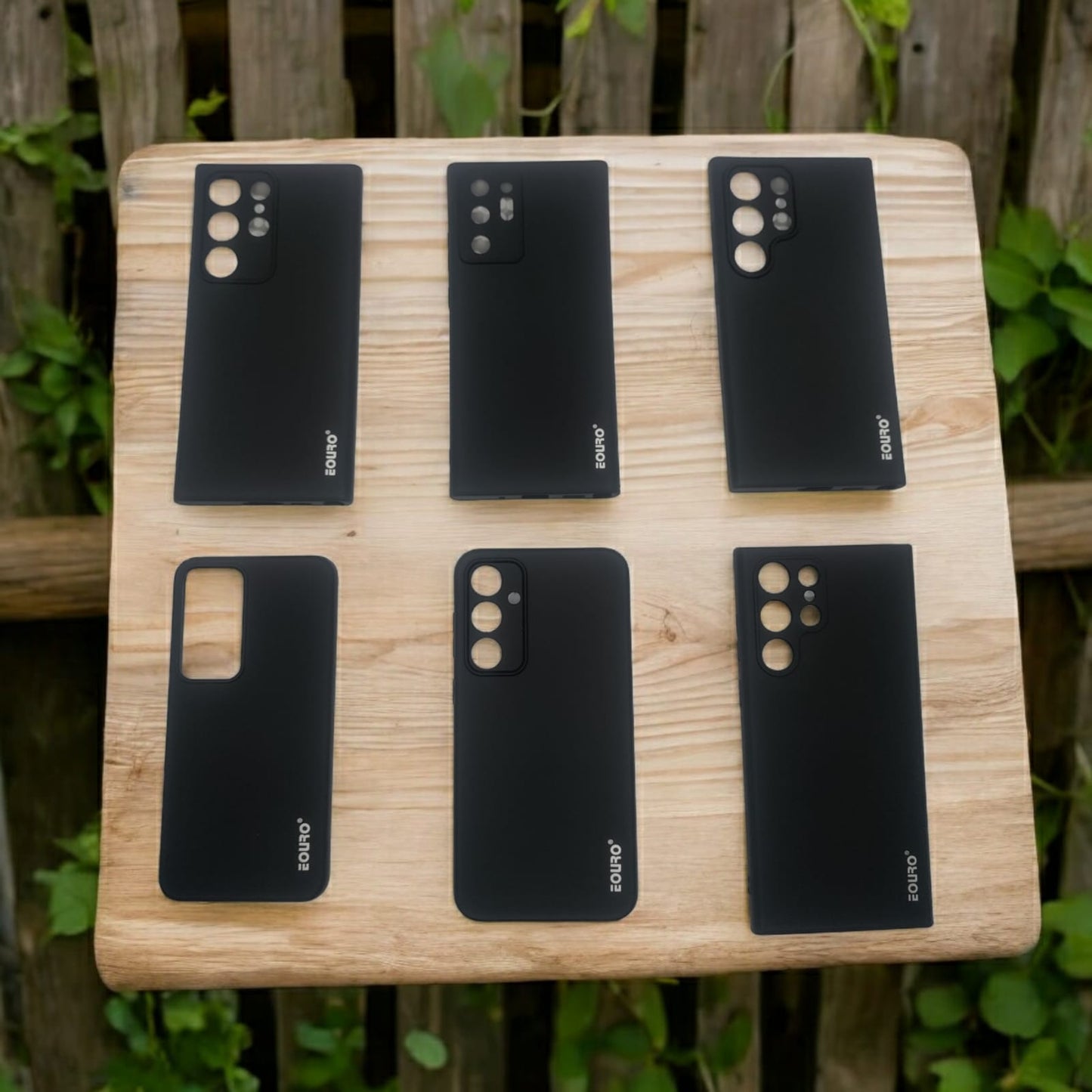 ERO Black Anti Drop Sleek Protective Samsung Back Covers