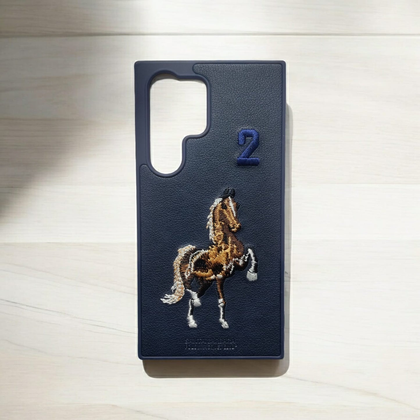 Samsung Polo S22 Ultra BLUE Leather Phone Case (DS-ST)