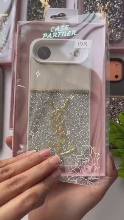 Luxe Sparkle Emblem Case | iPhone 17 Series
