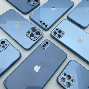 SIERRA BLUE SHINY GLASS CASE