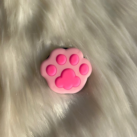 Pink over pink paw