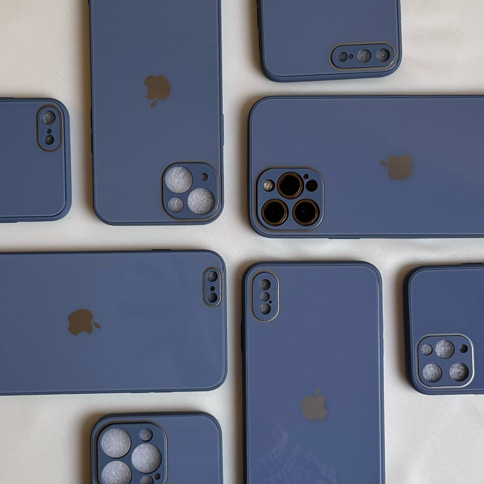 ASH PURPLE SHINY GLASS CASE
